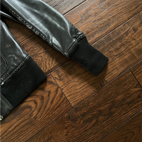 Women’s MACKAGE for Aritzia Black Leather Jacket S - Picture 5 of 9